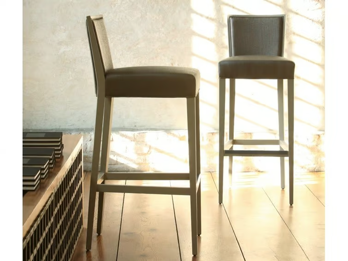 SIENA - High stool with back _ COLLI CASA